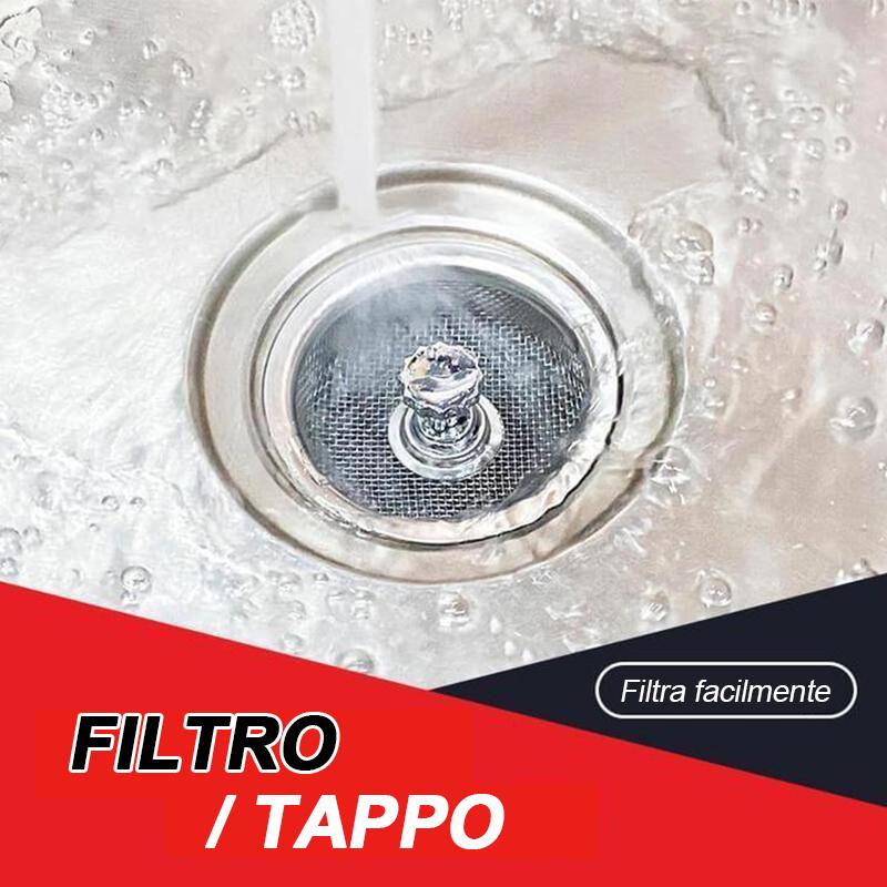 Filtro di ricambio per lavello in acciaio inox