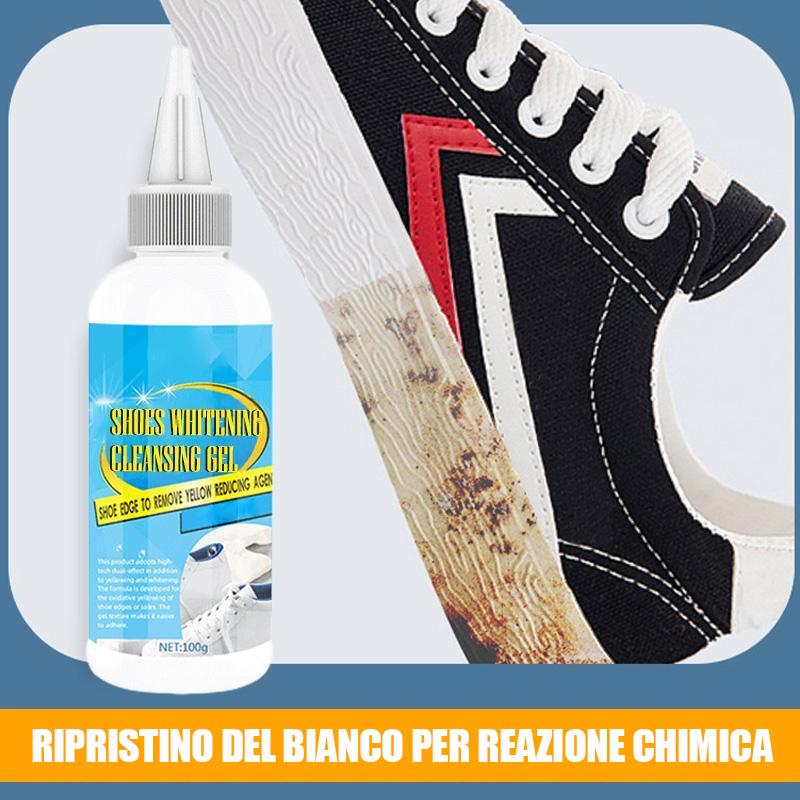 Gel detergente sbiancante per scarpe