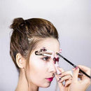 Einstellbare Augenbrauenform Schablonen