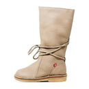 DAMEN LÄSSIGE VINTAGE WINTER SCHNEE LANGE STIEFEL