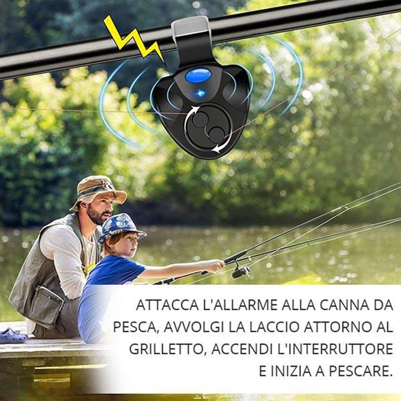 ALLARME INTELLIGENTE PER LA PESCA