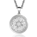 Runde Halskette aus Edelstahl