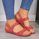 Sandalen mit Klettverschluss für damen