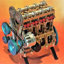 8-Zylinder-Vollmetall-Automotormodell