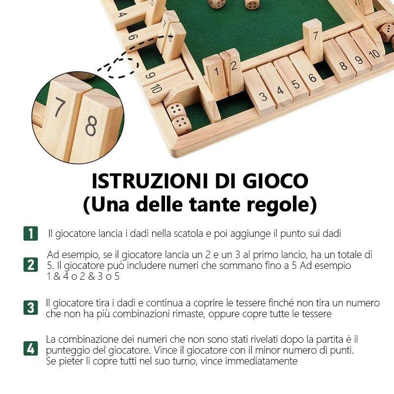 Gioco da tavolo in legno