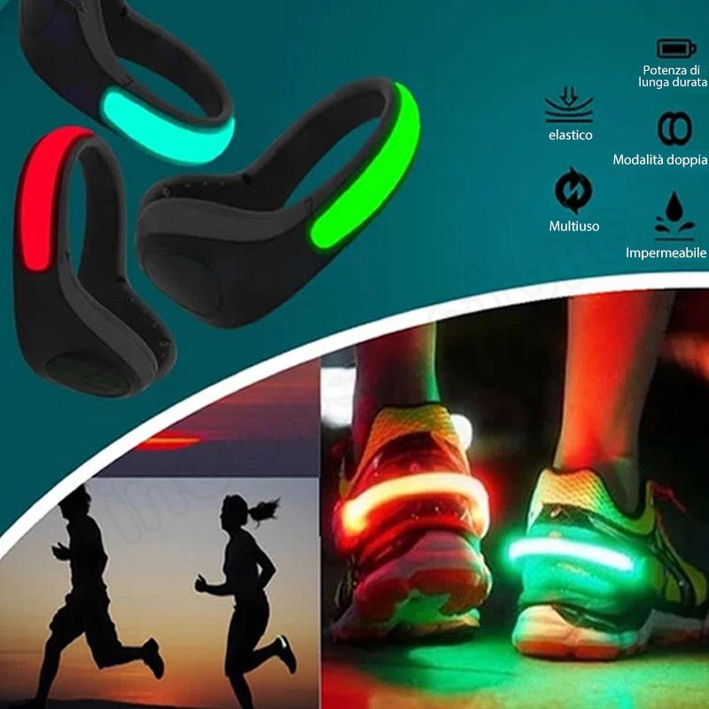 LUCE LED PER CLIP SCARPE (1 PAIO)