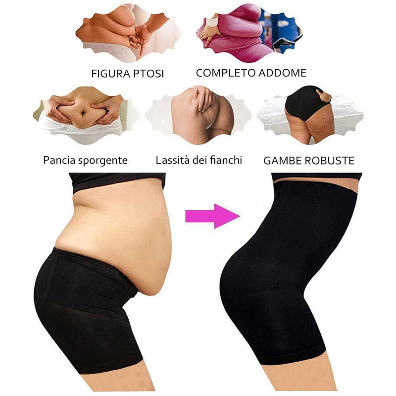 Pantaloncini shaper a vita alta per tutto il giorno