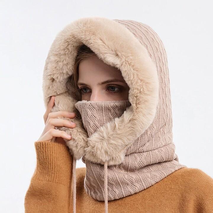Winter Knit Set Warme, winddichte Unisex-Kappe