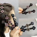 Haarklammer mit drei Blumen