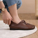 Butterfly Knot Weiche Slip-on-Lederschuhe