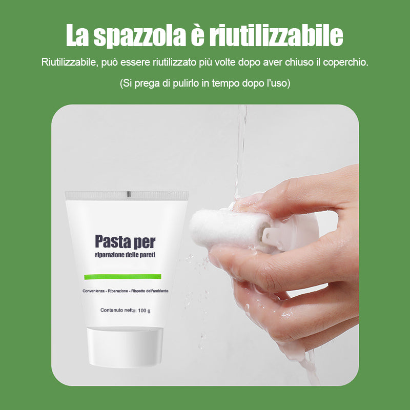 Spazzola a rullo piccola per rivestimenti murali, riparazione e rappezzatura della pittura murale