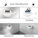 Solarbetriebene Dachrinnenlichter