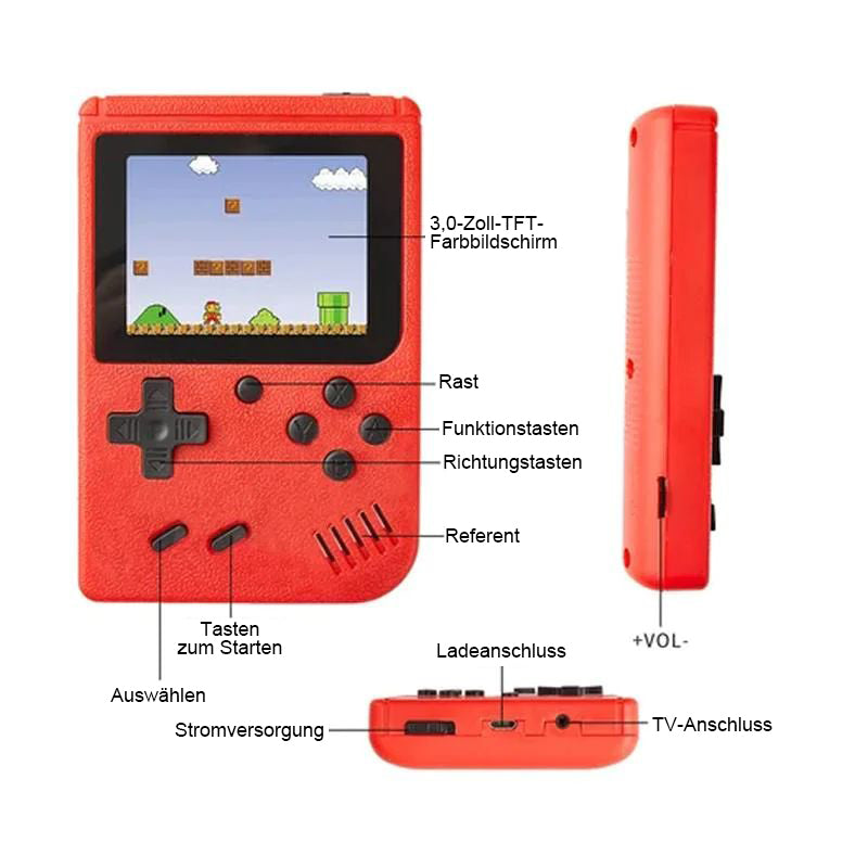 Retro-Handheld-Spielkonsole