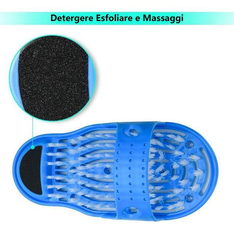 Scrubber per doccia a piedi