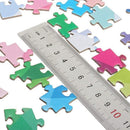 Farbige Regenbogen-Rund Puzzles Mit Farbverlauf