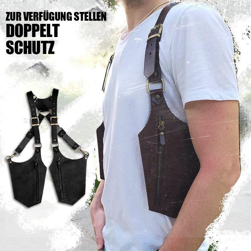 Achseltasche mit doppelter Schulter
