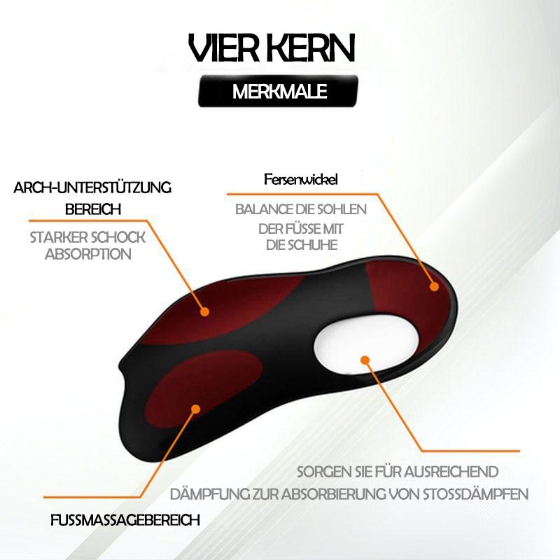 Orthopädische Einlegesohlen für Plattfuß