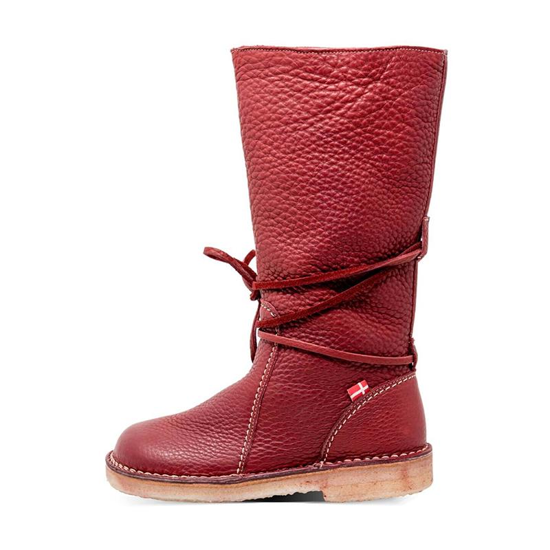 DAMEN LÄSSIGE VINTAGE WINTER SCHNEE LANGE STIEFEL