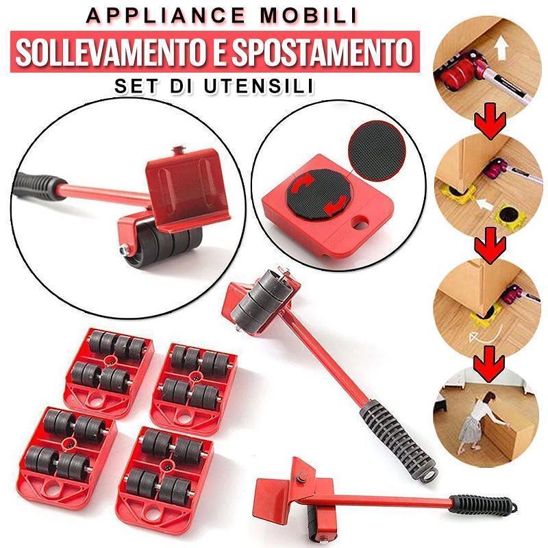 APPLIANCE MOBILI SOLLEVAMENTO E SPOSTAMENTO SET DIUTENSILI