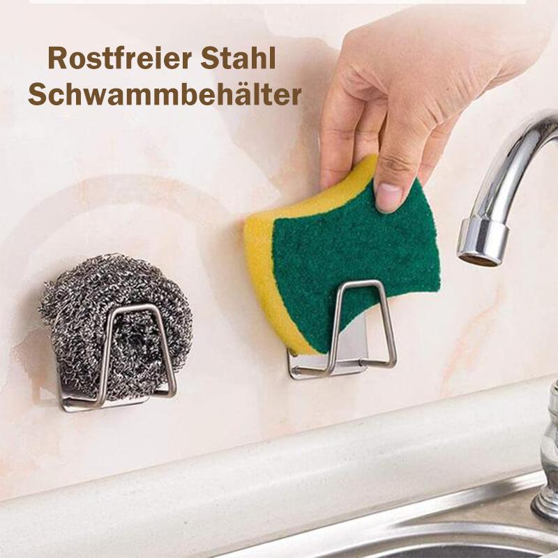 Schwammbehälter aus Edelstahl