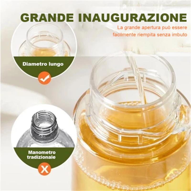 Flacone spray per olio a pressione d'aria