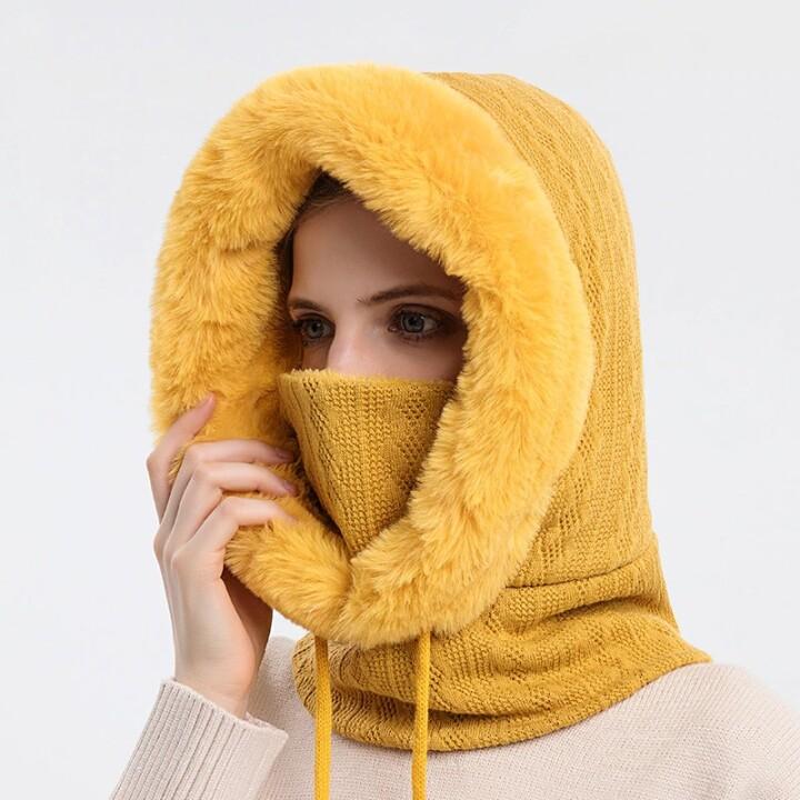 Winter Knit Set Warme, winddichte Unisex-Kappe