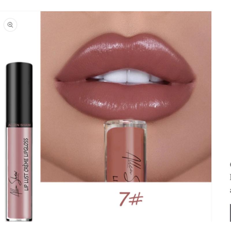 Lápiz labial en crema de 12 colores impermeables