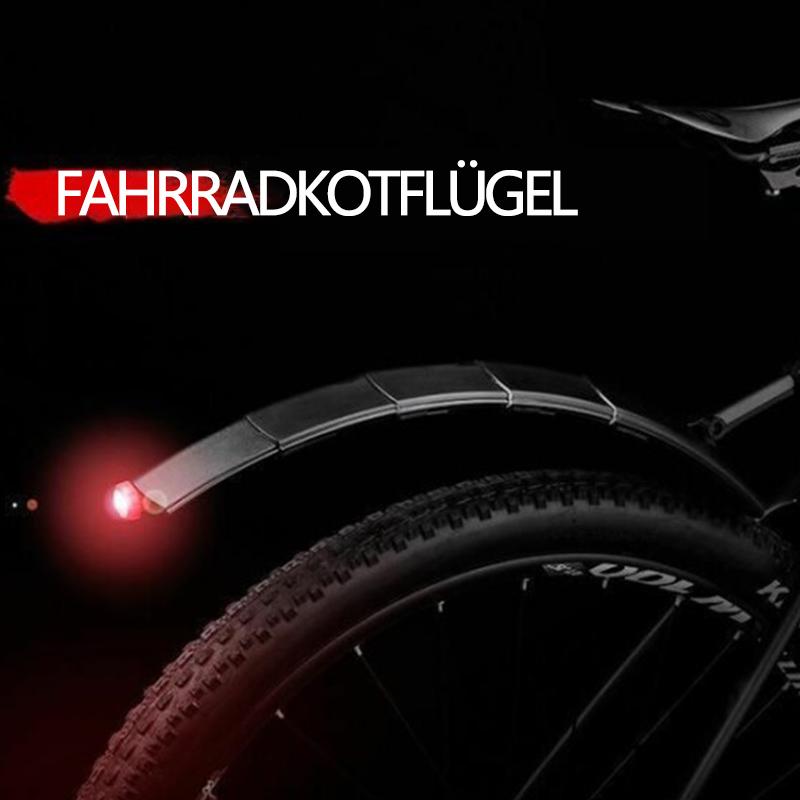 Super druckfester Fahrrad einziehbarer Kotflügel mit Rücklichtern