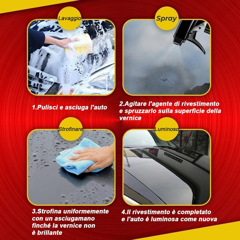 Nano spray per auto antigraffio