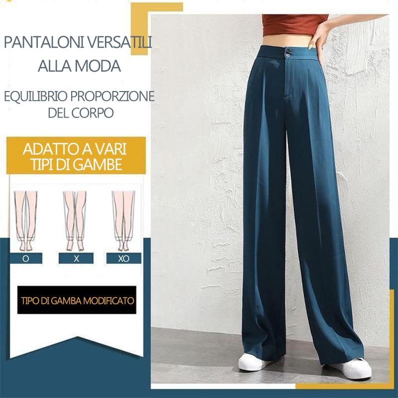 Pantaloni larghi casuali da donna