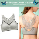 Trägerloser BH mit Schmetterlingsstickerei