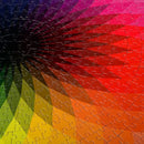 Farbige Regenbogen-Rund Puzzles Mit Farbverlauf