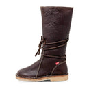 DAMEN LÄSSIGE VINTAGE WINTER SCHNEE LANGE STIEFEL