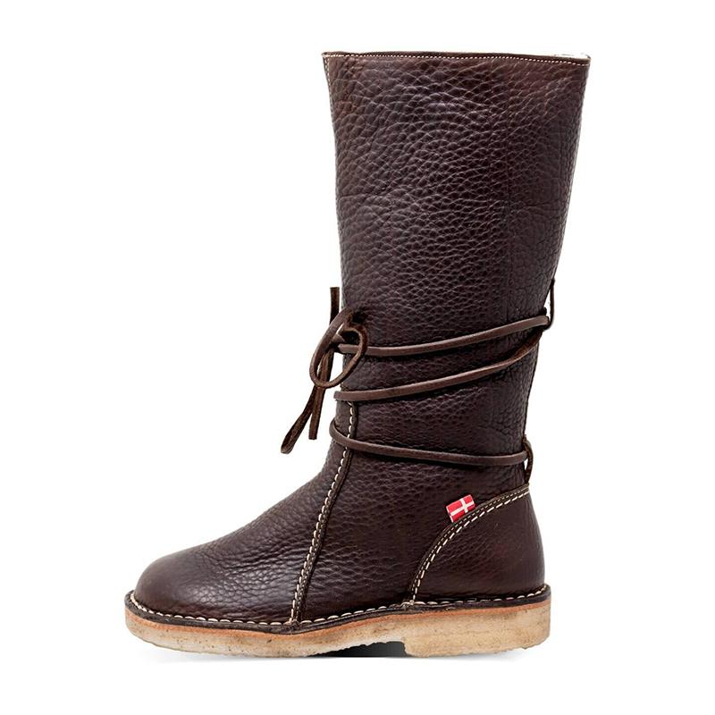 DAMEN LÄSSIGE VINTAGE WINTER SCHNEE LANGE STIEFEL