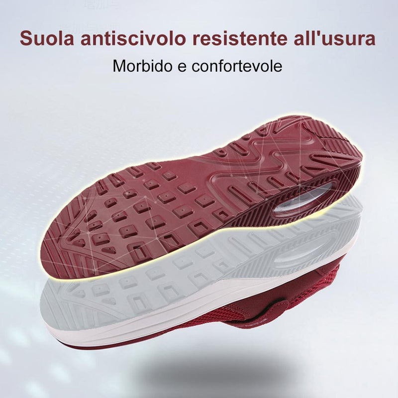 Scarpe da passeggio intime tessute volanti