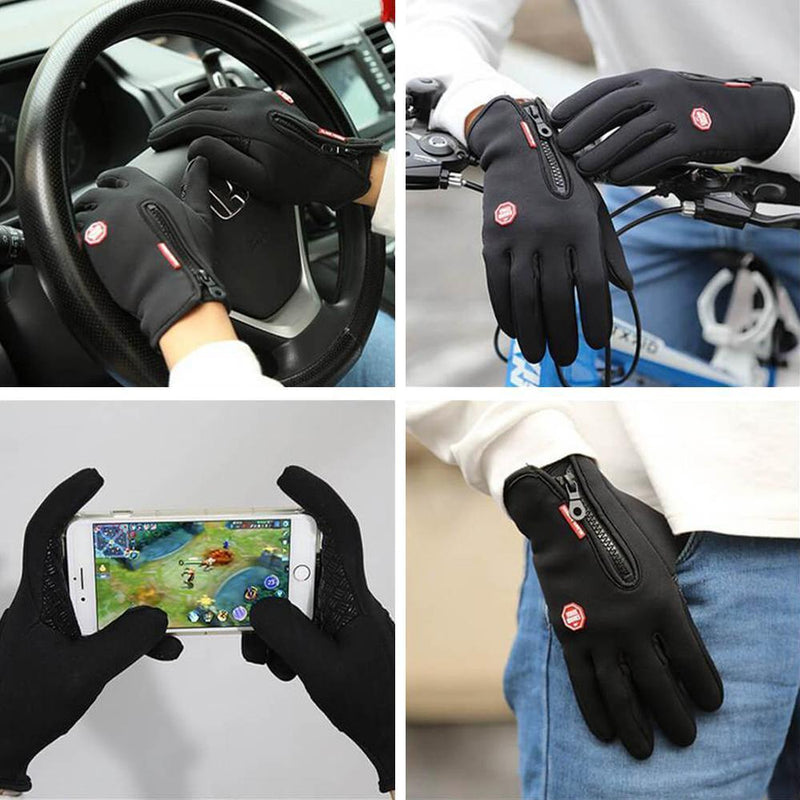 Guanti caldi antivento touchscreen unisex