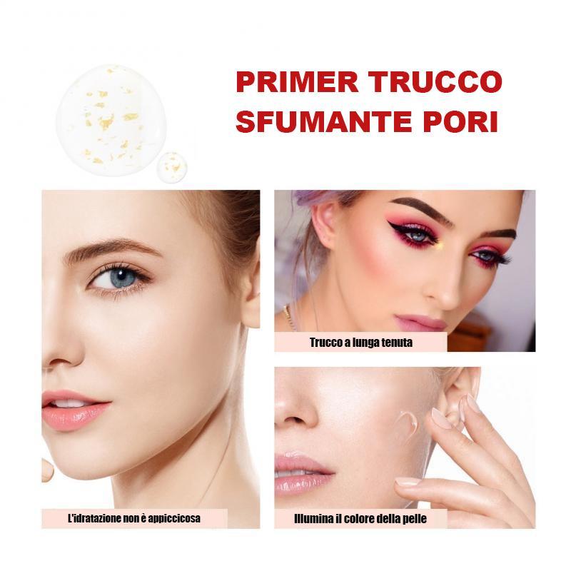 Crema magica applicata prima del trucco