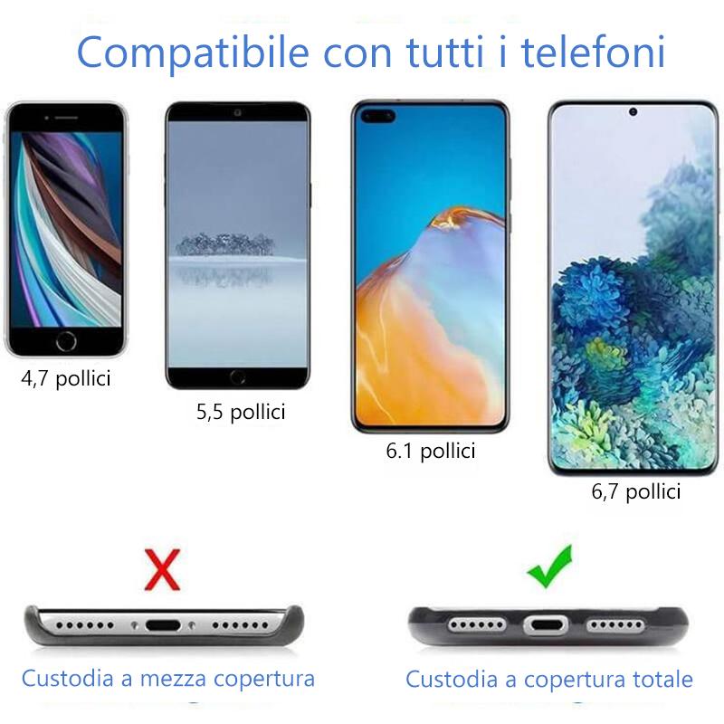 Cordini universali per telefono con toppa in nylon a tracolla