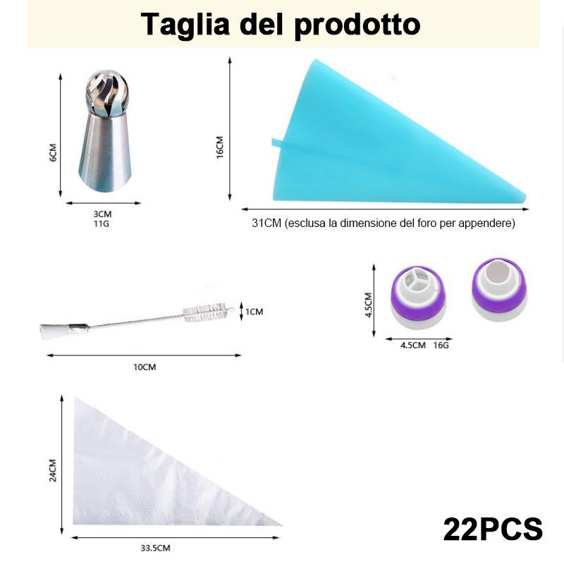 Set di ugelli in acciaio inossidabile