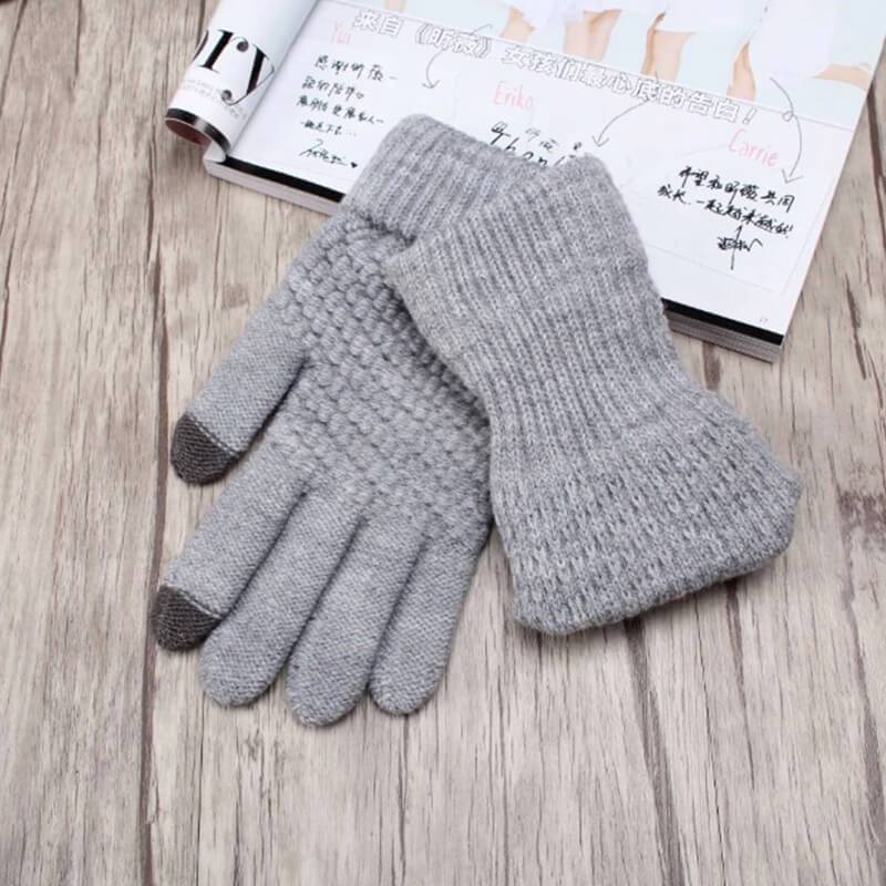 Touchscreen-Handschuhe mit Ananasmuster