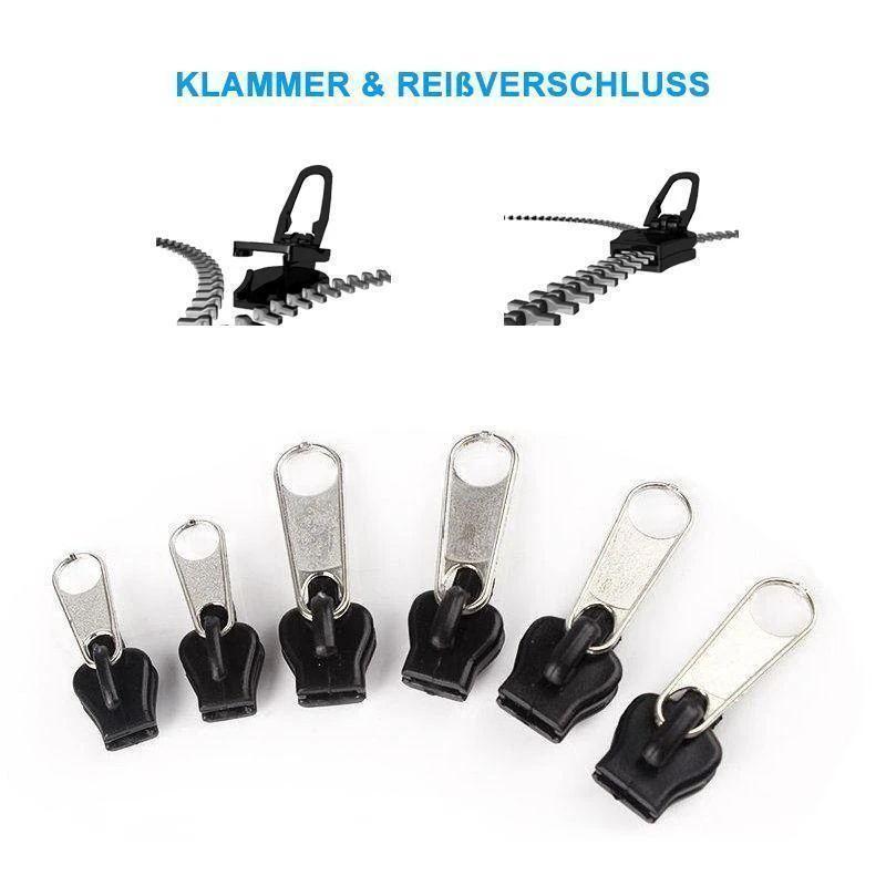 Fix-Reißverschluss (6 Stück)