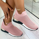 Elegante elastische flache Slip-On-Schuhe