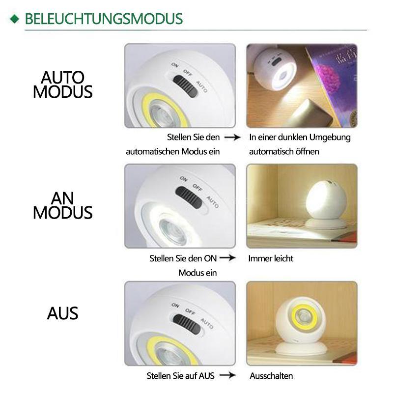 Wiederaufladbare USB-Bewegungssensorleuchte