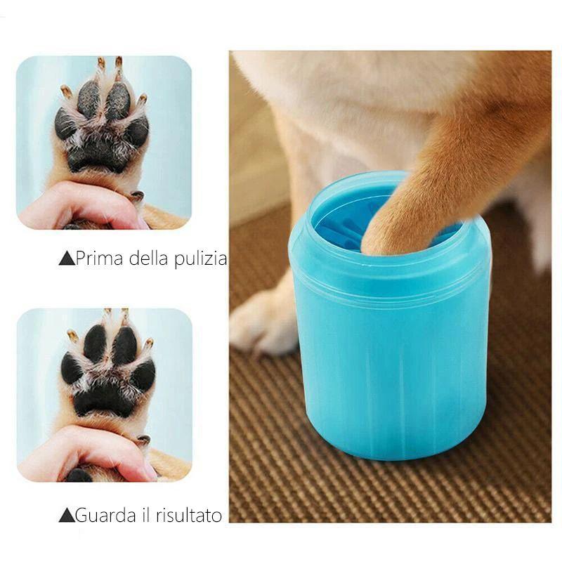 Tazza portatile per lavapiedi per animali domestici