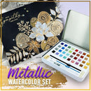 Metallic-Aquarell-Malerei-Set