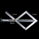 Winkelmesser aus Edelstahl