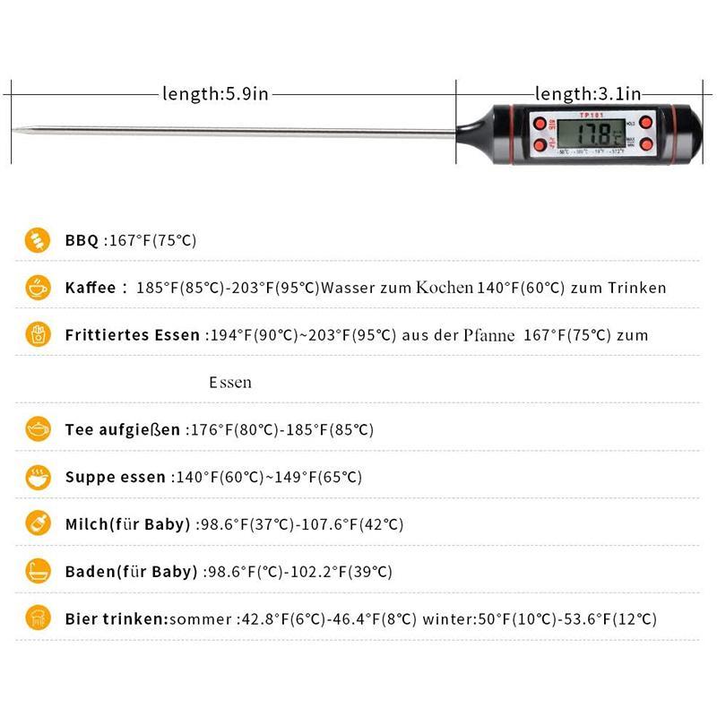 Küchenkoch Digitales Multifunktionsthermometer