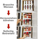 Gewürzregal-Organizer zum Ziehen und Drehen