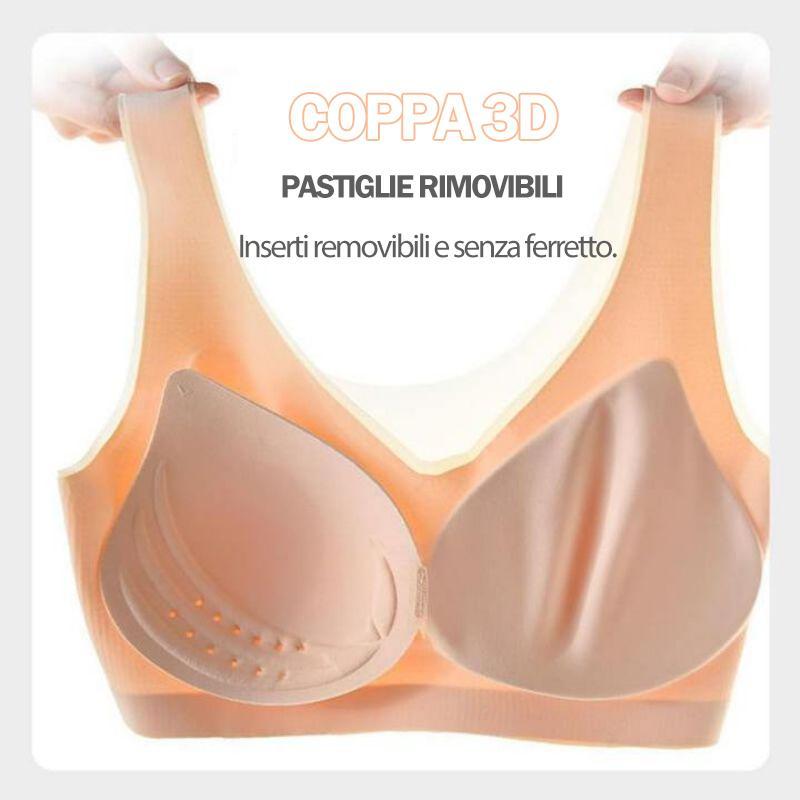 Reggiseno senza cuciture in seta di ghiaccio ultrasottile