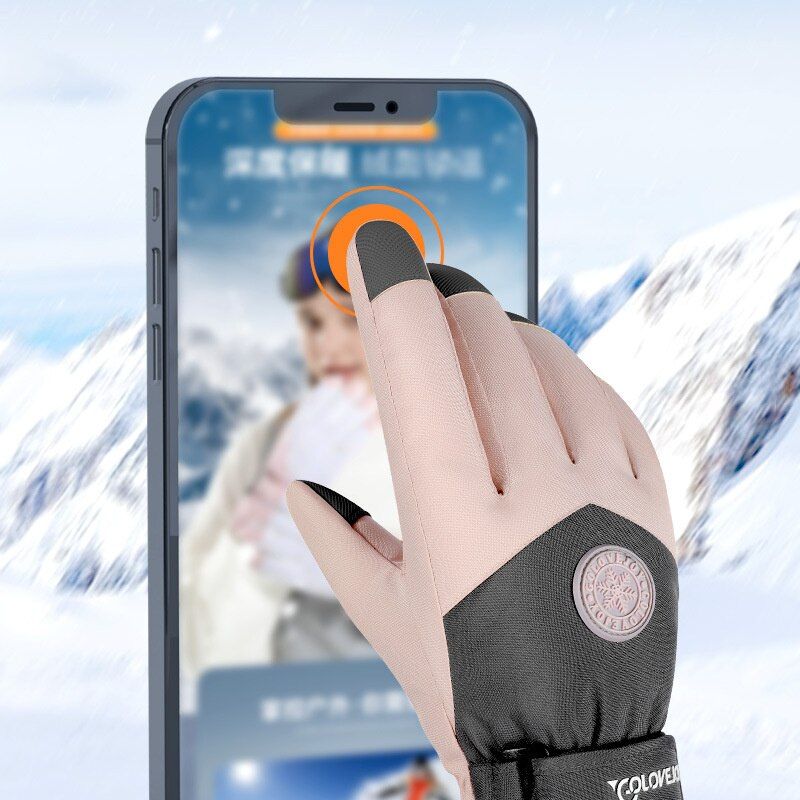 Winter-Kaschmir-Skihandschuhe